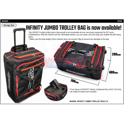 INFINITY JUMBO TROLLEY BAG  2.0 #A0095